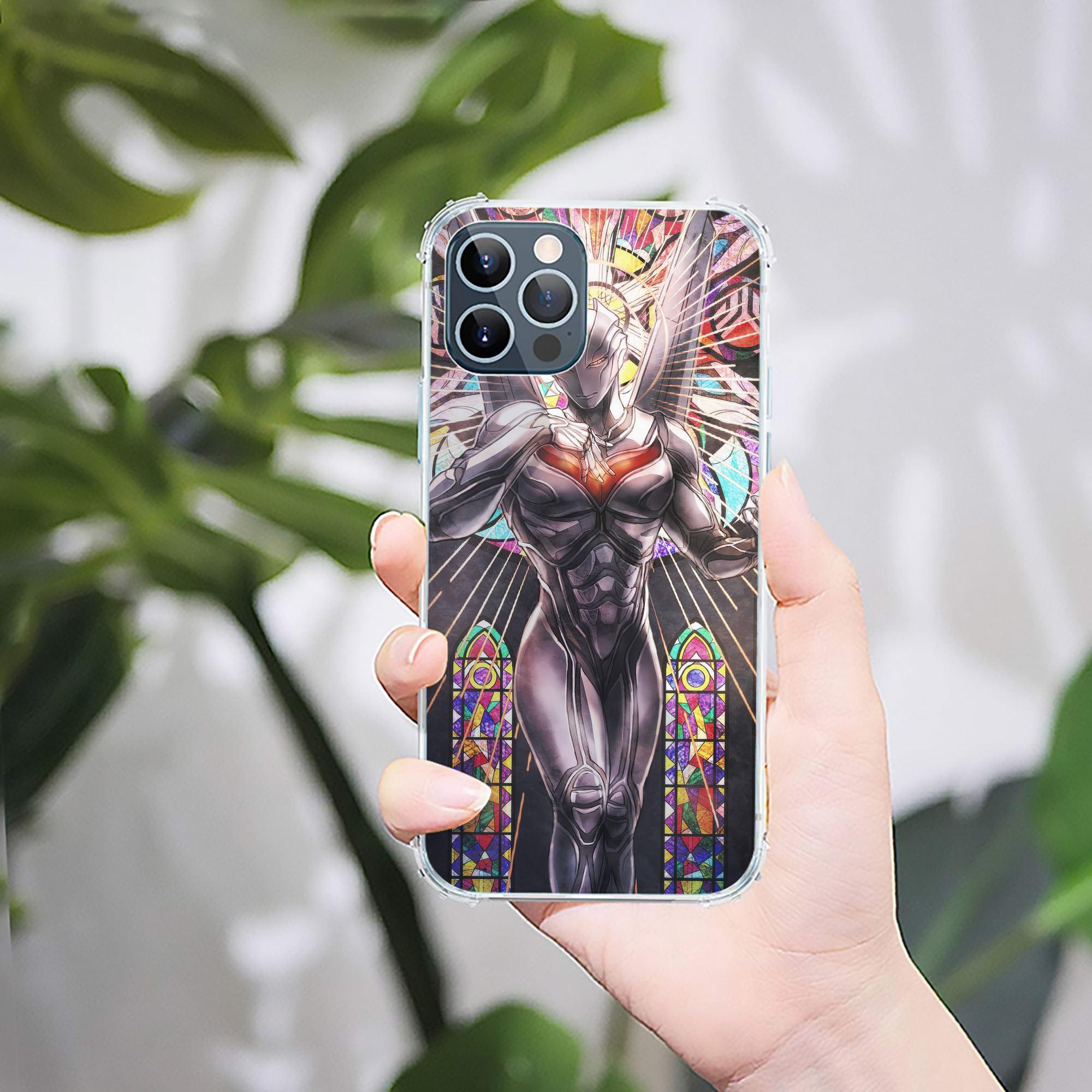（画像用） ウルトラマン Ultraman 【iPhone 12シリーズ対応】透明スマホケース（クリアソフトケース）